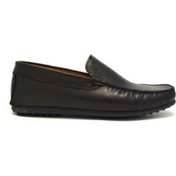 Damiani Ανδρικά Μοκασίνια Loafers Δερμάτινα Μαύρα 850