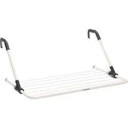 Brabantia 90300177 Κρεμαστή Απλώστρα Ρούχων για Κάγκελα Μπαλκονιού Μεταλλική με Μήκος Απλώματος 4.5m