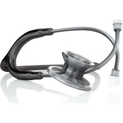 MDF Instruments One Epoch Καρδιολογικό Στηθοσκόπιο με Διπλό Κώδωνα Titanium Black Metalika