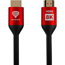 Genesis Καλώδιο HDMI 2.1 HDMI Male to HDMI Male 3m Black NKA-1993