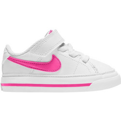 Nike Court Legacy Παιδικά Sneakers Λευκά Φούξια DA5382-124
