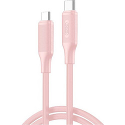 XO NB-Q265B USB-C to USB-C 60W 1m Pink 6920680855025