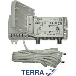 terra HSA001R3 Ενισχυτής Σήματος Κεραίας Τηλεόρασης Γραμμής 25dB UHF