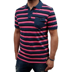 Jack & Jones Ανδρική Μπλούζα Polo Κοντομάνικη Φούξια Navy Μπλε 12139690