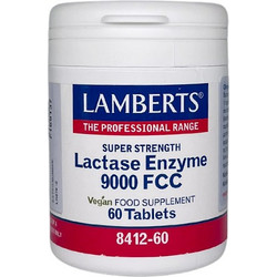 Lamberts Lactase Enzyme 9000 FCC 60 Ταμπλέτες