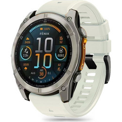 Tech-Protect Silicone Λουράκι Σιλικόνης Titanium (Garmin Fenix 5X / 5X Plus / 6X / 6X Pro / 7X / 8 51mm)