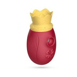 Crushious Monarch Clitoral Suction Tongue Κλειτοριδικός Δονητής 8.5cm Κόκκινος