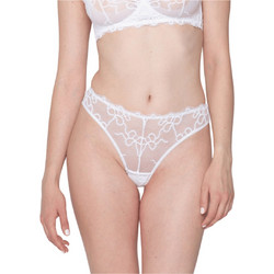 Luna Daisy Γυναικείο Slip με Δαντέλα Λευκό 25242