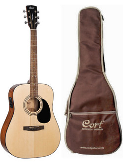 Cort AD-810E OP Natural with Bag
