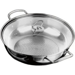 Hoomei HM-5302 Σαχάνι Ανοξείδωτο με Καπάκι 28cm HM-5302