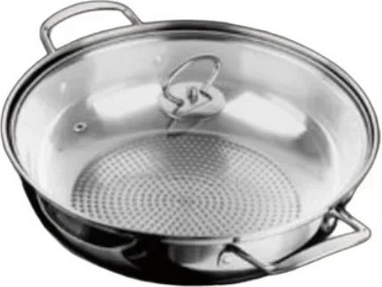 Hoomei HM-5302 Σαχάνι Ανοξείδωτο με Καπάκι 28cm HM-5302