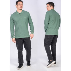 Paco & Co Ανδρική Μπλούζα Polo Μακρυμάνικη Πράσινο Mint 2481834
