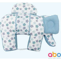 Abo Elephant Stars Μαξιλάρι Θηλασμού Γαλάζιο 65cm