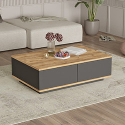 ArteLibre Clack Τραπεζάκι Σαλονιού Ξύλινο Μ90xΠ60xΥ28.6cm 15350188