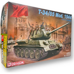 Dragon T-34/85 Mod. 1944 Συναρμολογούμενο Πλαστικό Μοντέλο Τανκ 1:35