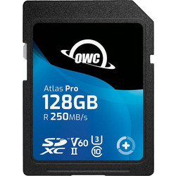 OWC Atlas Pro SDXC 128GB Class 10 U3 V60 UHS-II