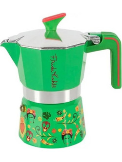 Pedrini Frida Kahlo Μπρίκι Espresso 3Cups Πράσινο