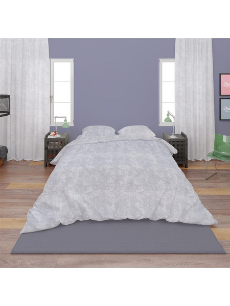 Dimcol Σετ Σεντόνια Υπέρδιπλα Βαμβακερά 220x240 Shadow 621 Light Grey