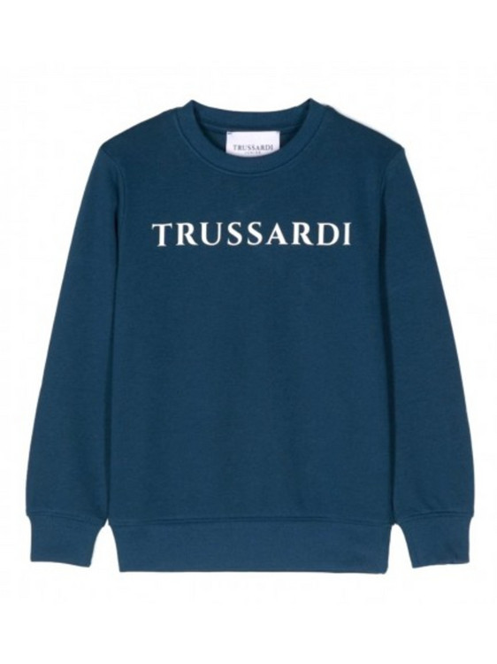 Trussardi Παιδικό Φούτερ Navy Μπλε TBA24054FE