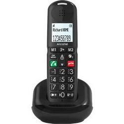Alcatel XL685 Ασύρματο Τηλέφωνο με Ανοιχτή Ακρόαση για Ηλικιωμένους Μαύρο