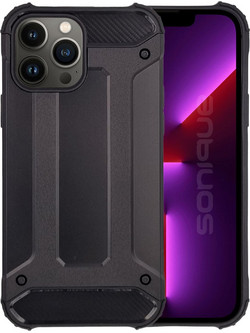 Sonique Heavy Armor Back Cover Black (iPhone 13 Pro Max)