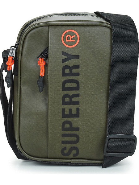 Superdry Ανδρική Τσάντα Ώμου / Χιαστί Χακί Y9110268A-1KM