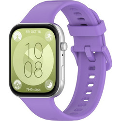 Buckle Λουράκι Σιλικόνης Purple (Huawei Watch Fit 3)