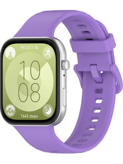 Buckle Λουράκι Σιλικόνης Purple (Huawei Watch Fit 3)