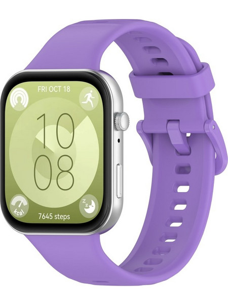 Buckle Λουράκι Σιλικόνης Purple (Huawei Watch Fit 3)