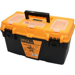 Epica Star EP-10087 Βαλίτσα Εργαλείων Πλαστική με Ταμπακιέρα Αδιάβροχη