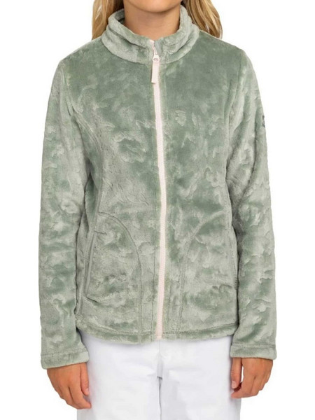 Roxy Παιδική Ζακέτα Fleece με Φερμουάρ Πράσινο Mint ERGFT03943-GJN0