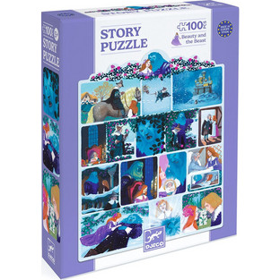 Παιδικό Puzzle Djeco Η Πεντάμορφη & Το Τέρας 100 Κομμάτια