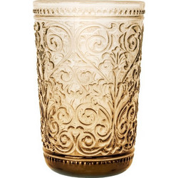 Cryspo Trio Ποτήρι Νερού Γυάλινo Tiero Καφέ 410ml 5290650