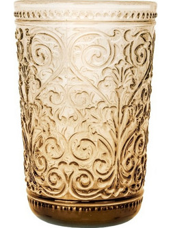 Cryspo Trio Ποτήρι Νερού Γυάλινo Tiero Καφέ 410ml 5290650