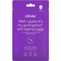 Clinea Biocellulose Sheet Μάσκα Προσώπου για Αντιγήρανση με Πεπτίδια 1τμχ