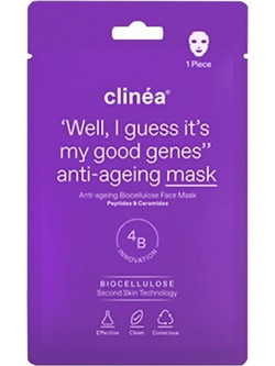 Clinea Biocellulose Sheet Μάσκα Προσώπου για Αντιγήρανση με Πεπτίδια 1τμχ