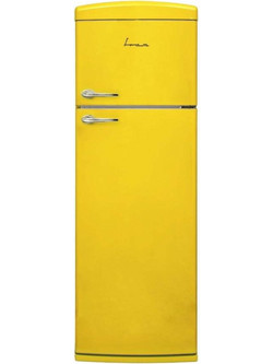 Fram FDD-VRR311YLE Retro Δίπορτο Ψυγείο 312lt Υ179.4xΠ60.5xΒ63.5cm Κίτρινο