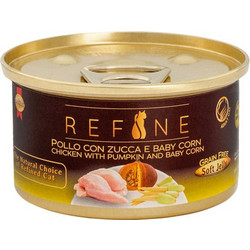Refine Adult Grain Free with Chicken, Pumpkin & Corn in Jelly 80gr