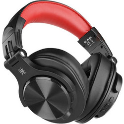 OneOdio Fusion A70 Ενσύρματα & Ασύρματα Bluetooth Ακουστικά Over Ear Μαύρα Κόκκινα