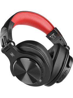 OneOdio Fusion A70 Ενσύρματα & Ασύρματα Bluetooth Ακουστικά Over Ear Μαύρα Κόκκινα