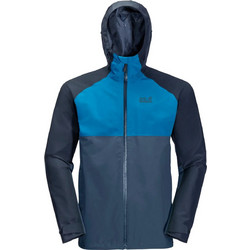 Jack Wolfskin Mount Isa Αθλητικό Ανδρικό Μπουφάν Χειμωνιάτικο Αδιάβροχο Αντιανεμικό Μπλε 1114061-1383