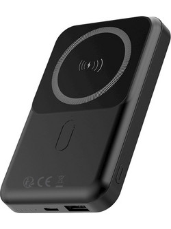 Forever MATB-100 Wireless Power Bank 10000mAh 22.5W με Θύρα USB-A & Θύρα USB-C Power Delivery Black