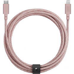 Native Union Belt Braided USB-C to Lightning Cable 3m Pink 4895200441861