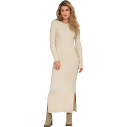 Only Katia Midi Καθημερινό Φόρεμα Πλεκτό Εκρού 15324649