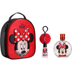Air Val Minnie Mouse Eau de Toilette 100ml + Key Chain Lip Gloss 7ml + Bag