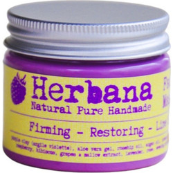 Herbana Purple Κρεμώδης Μάσκα Προσώπου για Αντιγήρανση με Άργιλο Άργιλο & Αλόη 50ml