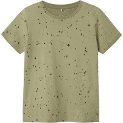 Name It Παιδικό T-Shirt Κοντομάνικο Χακί 13238769