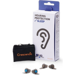 Crescendo Sleep Ωτοασπίδες 4τμχ Μπλε Μαύρες