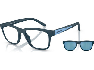 Arnette 4347U-27821W Ανδρικός Σκελετός Γυαλιών Οράσεως με Clip-On Κοκάλινος Μαύρος