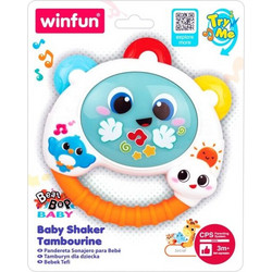 Winfun Τύμπανο Κουδουνίστρα Κρίκος για 3+ Μηνών